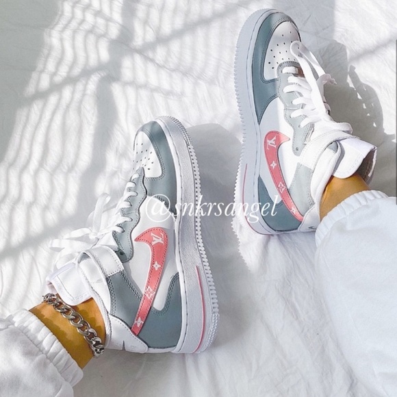 Nike custom air force 1 mid sneakers - Picture 3 of 3